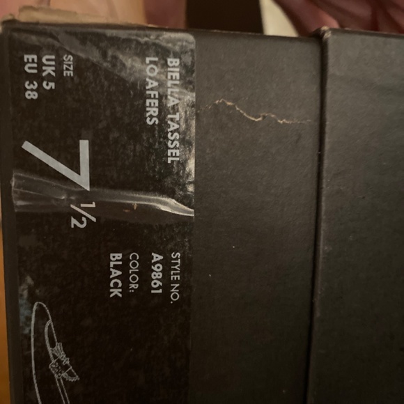 J Crew loafers leather black  size 7 1/2 woman - Picture 5 of 5